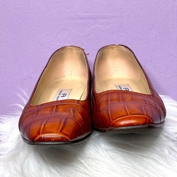 Etienne Aigner Leather Block Heel Square Toe - Picture 2 of 12
